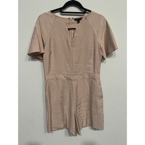 Banana Republic Factory Dusty Pink Romper with Pockets Size 4